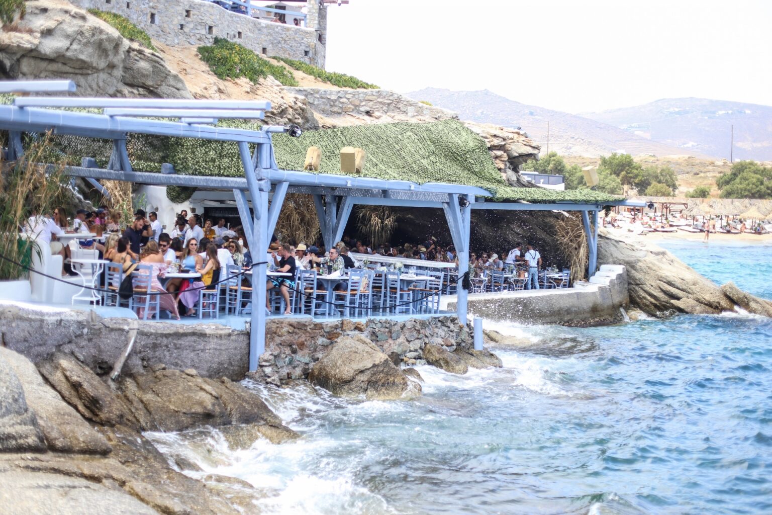 Spilia Seaside Restaurant in Mykonos The Chic Icon