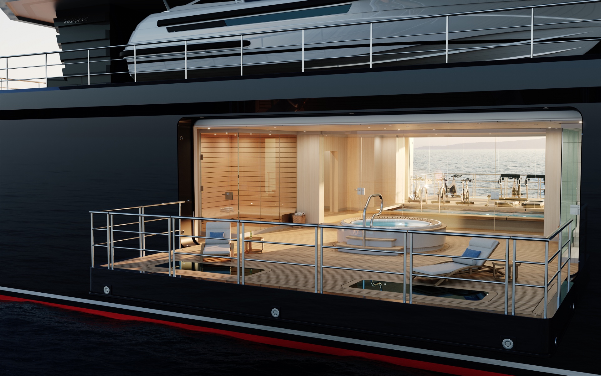 SeaXplorer 105 luxury yacht for longdistance travel The Chic Icon