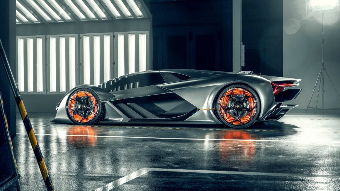 Lamborghini Terzo Millennio Electric Sports Car Ultra HD Desktop